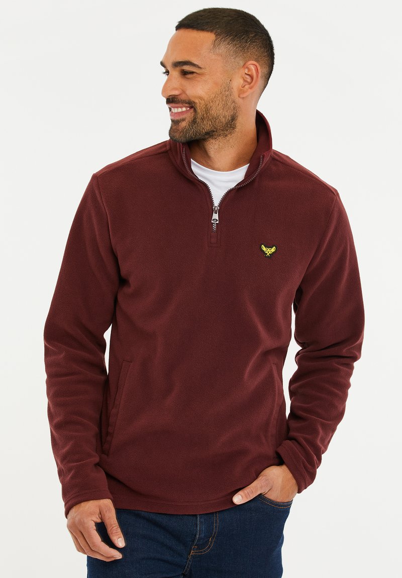 Threadbare BLADE Fleece jumper burgundy/bordeaux Zalando.ie