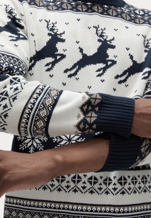Marks & Spencer, Pullover - mottled dark blue