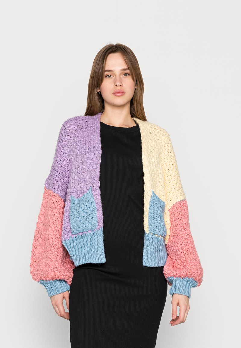 Cotton On COLOUR BLOCK CARDIAN Cardigan pastel multi/pink Zalando.de