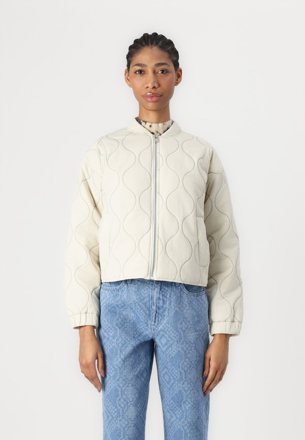 GINALO - Bomber Jacket - almond milk