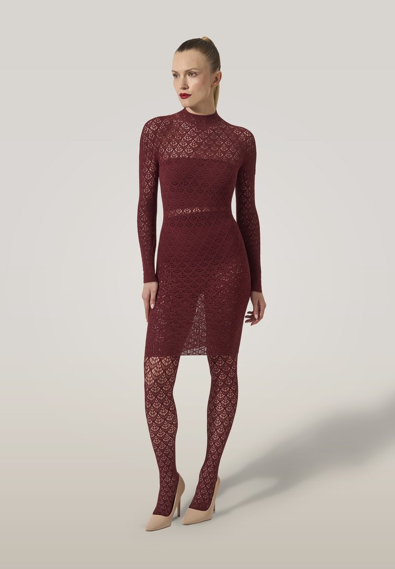 tan knit dress Mock Neck Sweater Dress- Mocha  Coastal Collective Boutique