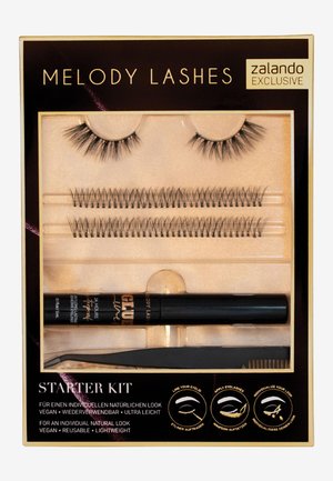 MELODY LASHES - Makeup set - black