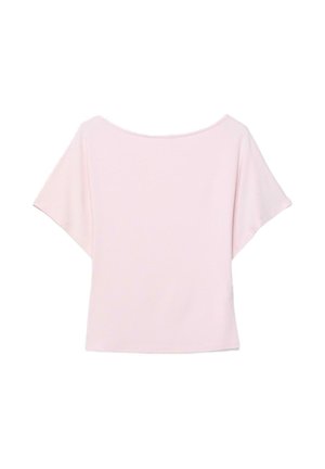 Stradivarius BOAT NECK - T-paita - salmon