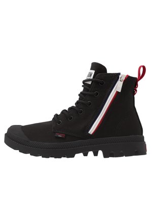 Palladium Bottines à lacets - black