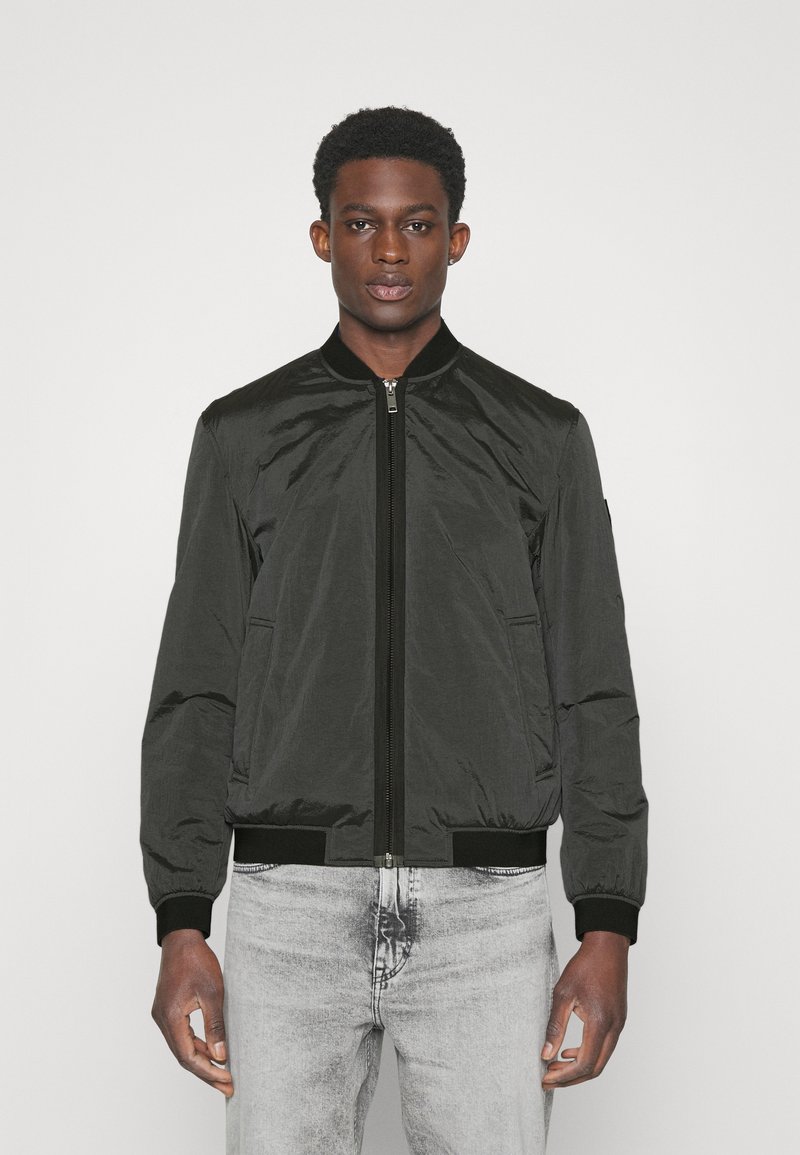 BOSS OVERSE Bomber Jacket dark grey Zalando.co.uk