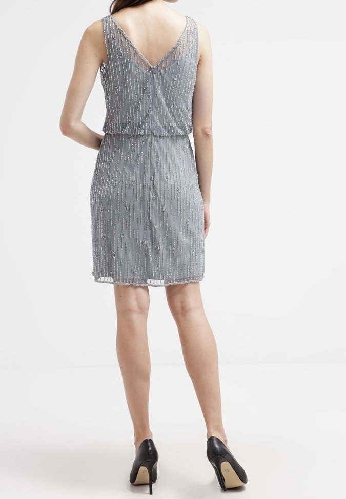 sachin and babi light blue dress Adrianna Papell Beaded Dresses – Couture Candy main image 0