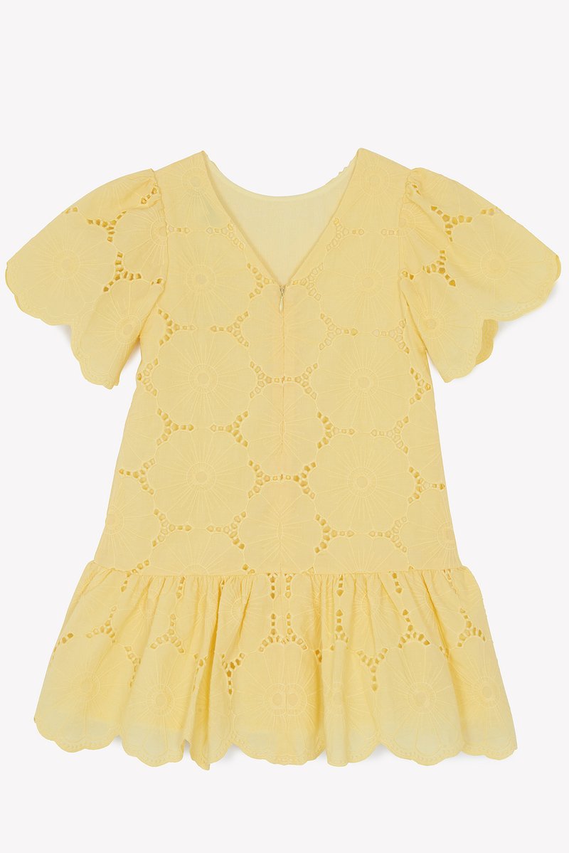 Tartine et Chocolat Jurk lichtgeel