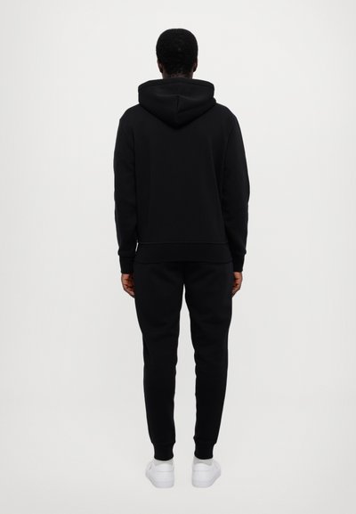Polo Ralph Lauren POLO SPORT FLEECE FULL ZIP HOODIE - Cipzáras pulóver - black/white