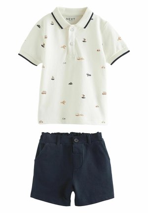 ALL OVER SET REGULAR FIT - Shorts - white