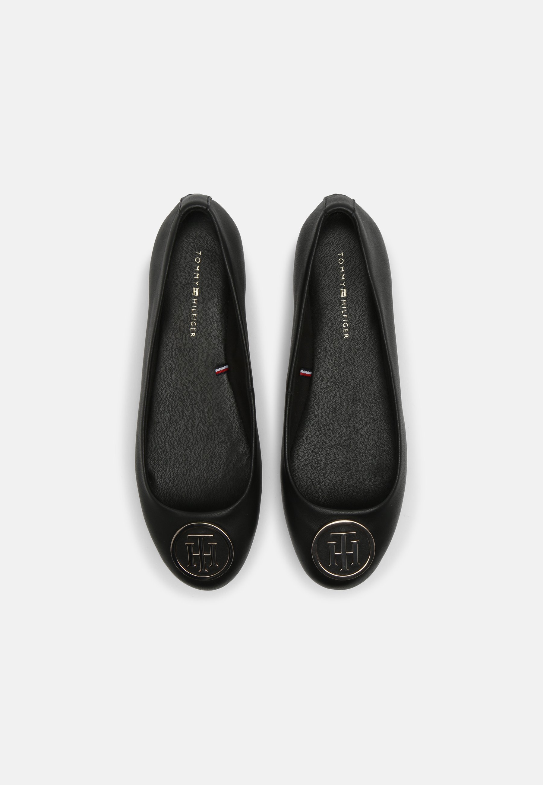 Tommy Hilfiger ESSENTIALS FLAT - Ballerina's - black/Zwart - Zalando.nl