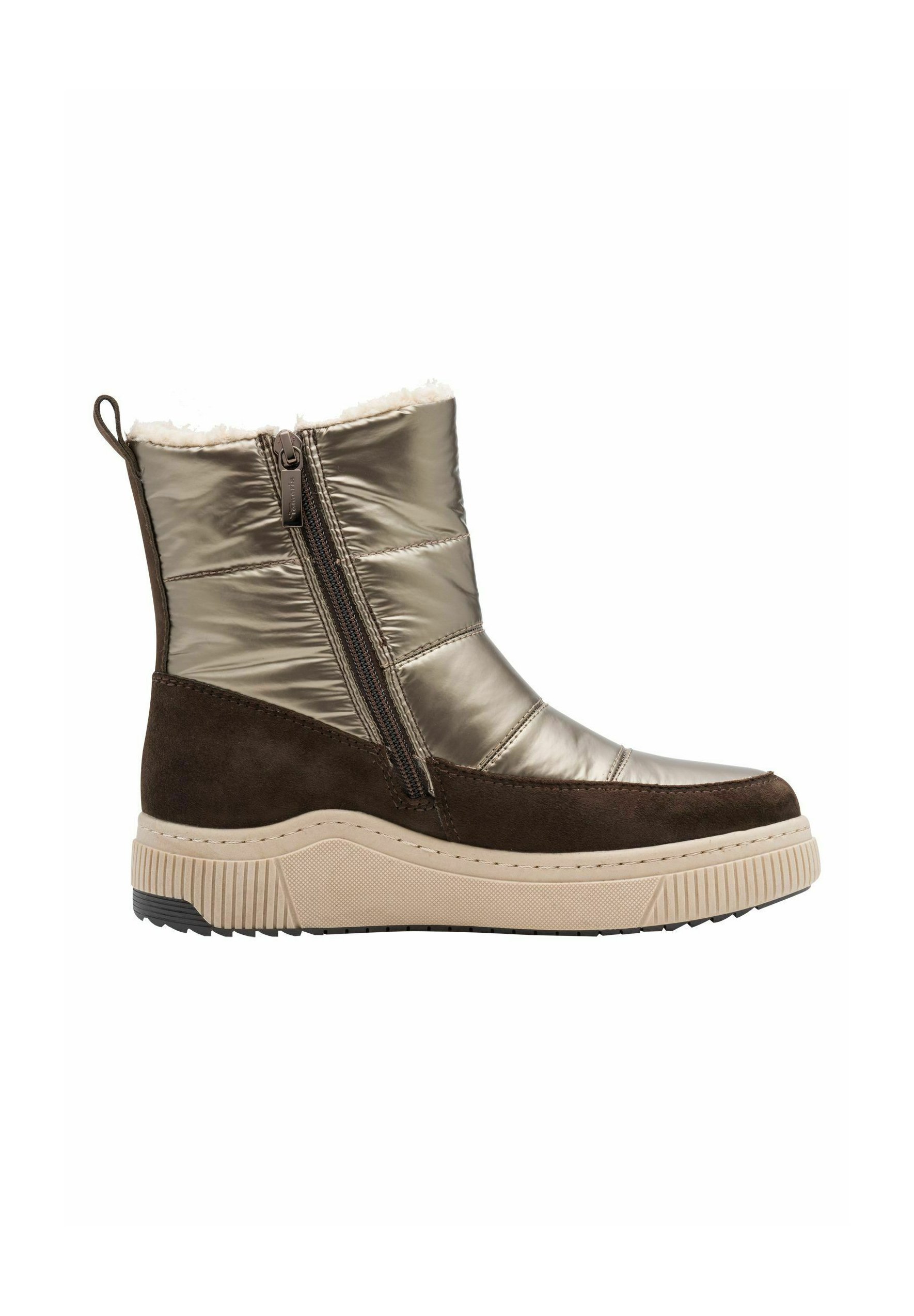 Tamaris COMFORT - Snowboot/Winterstiefel - mocca comb/braun - Zalando