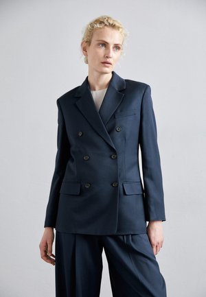 Theory SHAPED - Kurzmantel - nocturne navy