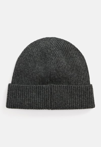 Polo Ralph Lauren SIGNATURE PONY WOOL BLEND BEANIE UNISEX - Kootud müts - barclay heather