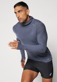 ASICS METARUN HOODIE - Maglietta a manica lunga - midnight