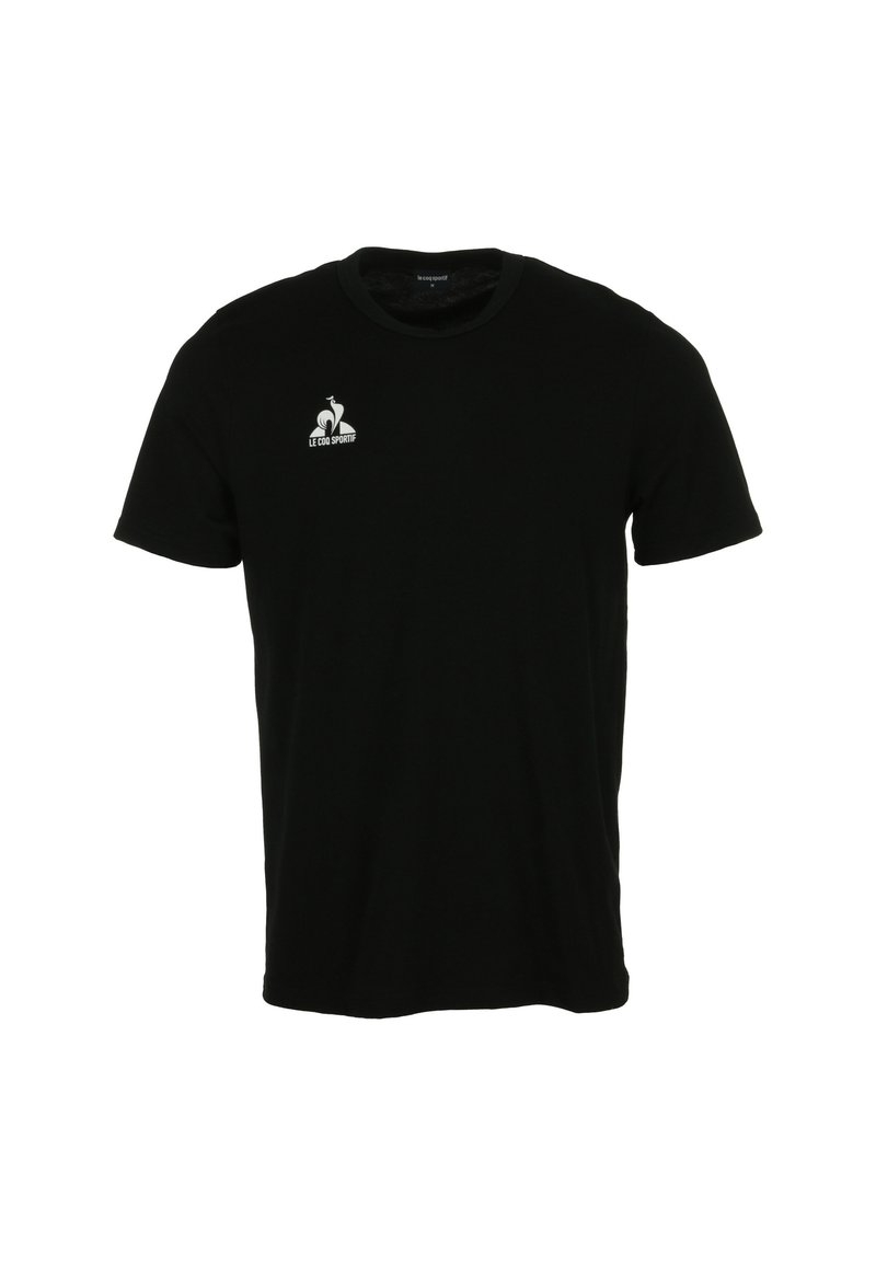 Le Coq Sportif T-shirt basic zwart