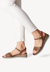 Tamaris - Platform sandals - cognac Thumbnail Image 1