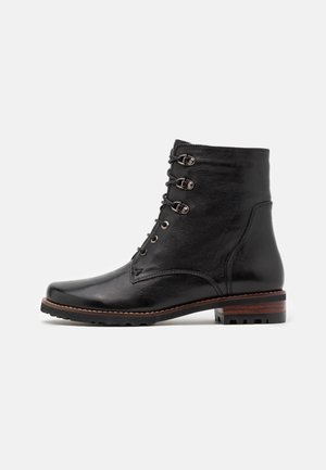 TIFANNY - Lace-up ankle boots - black