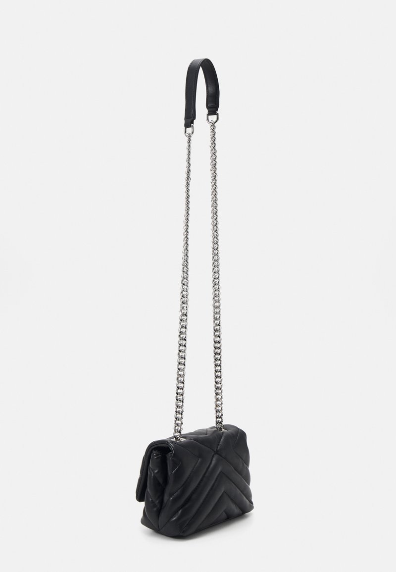Nine West April Mini Satchel Crossbody, Tracolla, Micro Borsa Donna, Nero