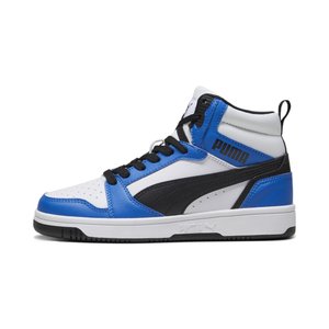REBOUND V6 MID JR  - Vysoké tenisky - puma white-puma black-racing blue
