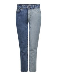 ONLY MOM ONLLINDA - Tiesaus kirpimo džinsai - medium blue denim