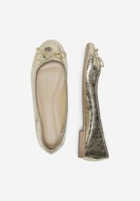 ONLY SHOES GERUNDETE SPITZE - Ballerine - gold colour