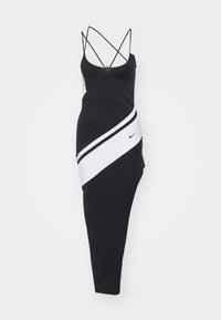 DRESS - Robe longue - black/white/anthracite