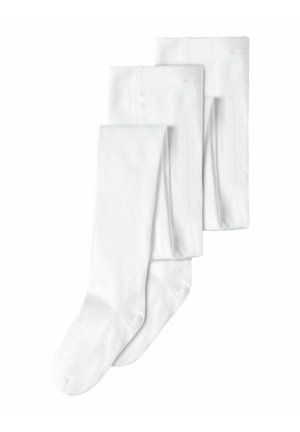 SOLID UNISEX 2 PACK - Strømpebukser - bright white