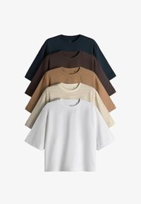 Unausgewählt, navy brown stripe white