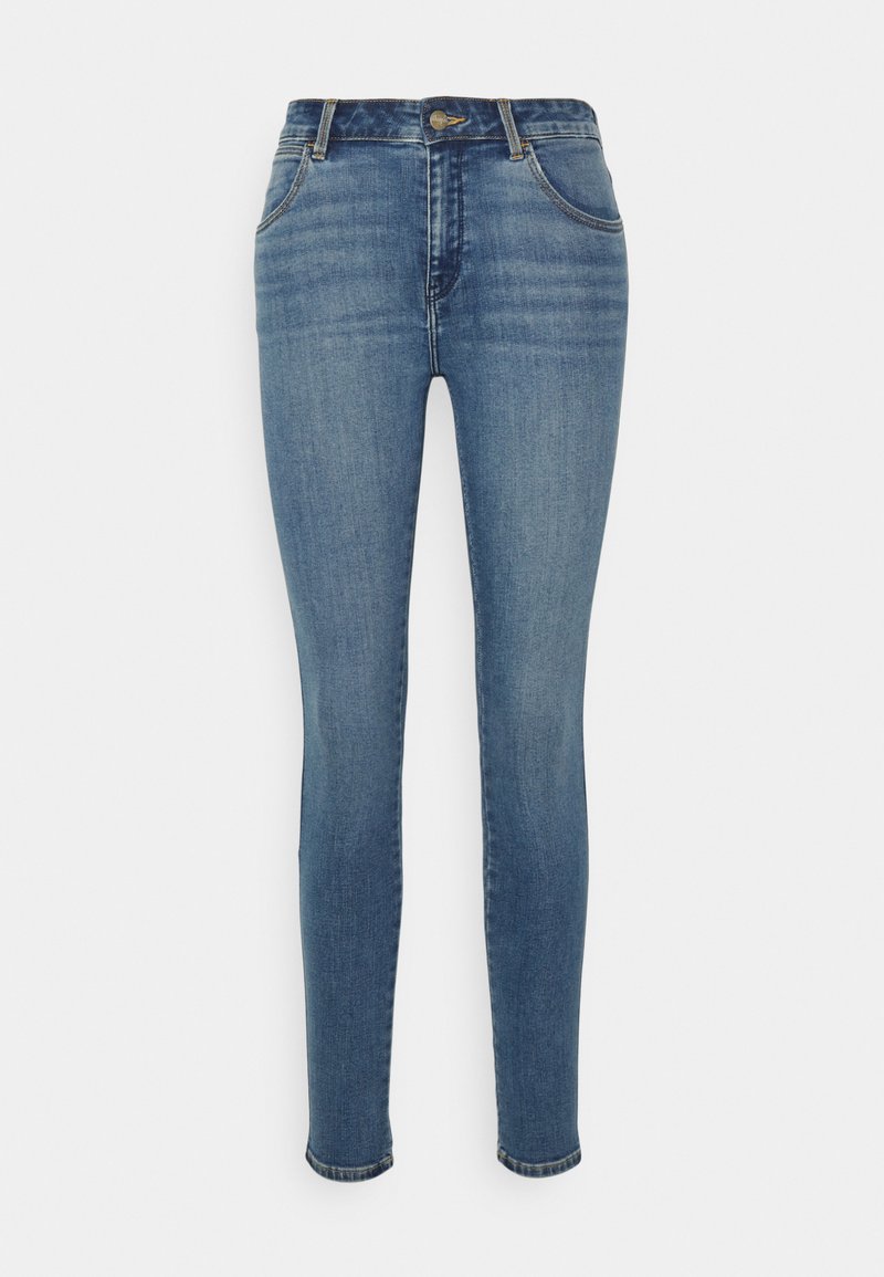 Wrangler Jeans Skinny Fit blauw denim/bluedenim