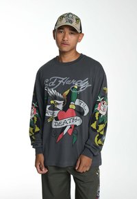 Ed Hardy TRUE-TILL-SNAKE LONG SLEEVE - Långärmad tröja - black