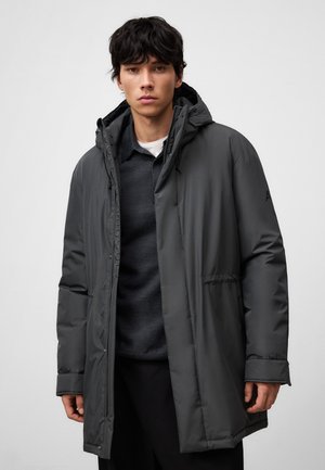 PADDED WITH HOOD - Parka - dark grey