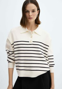 Mango RICCIOVE - Strickpullover - dark blue