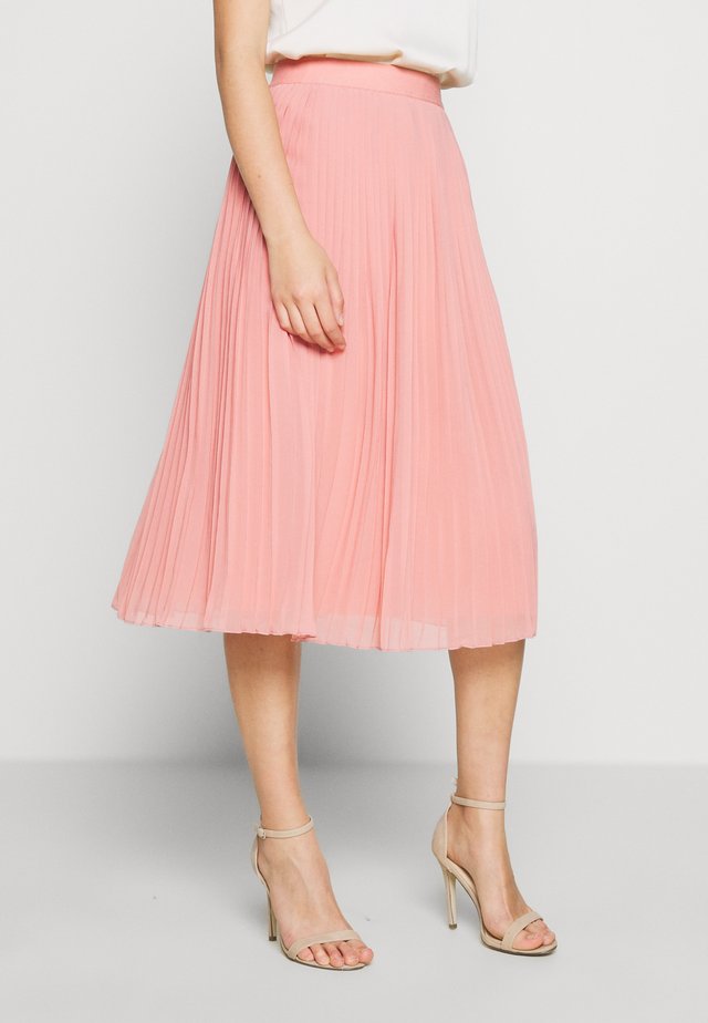 PLEATED SKIRT - A-Linien-Rock - pink