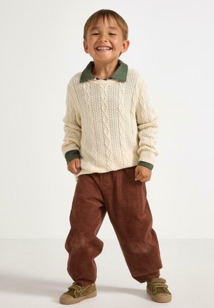 Lindex, LINDEX CABLE-KNIT JUMPER LINDEX - Strickpullover - light beige