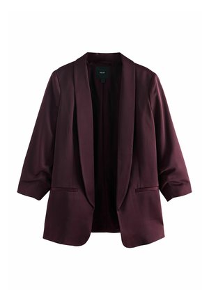 RUCHED SLEEVE - Bleiseri - berry red