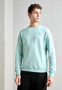 Scotch & Soda ESSENTIAL LOGO BADGE CREW - Melegítőfelső - pacific blue