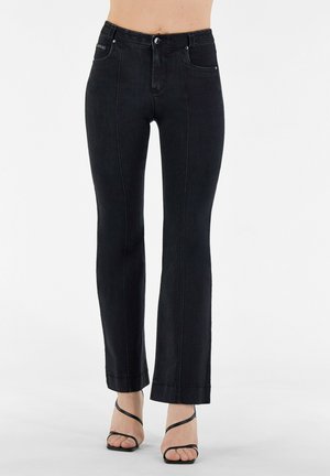 Bootcut-farkut - black