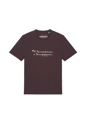 O TANNENBAUM - T-shirt print - red brown