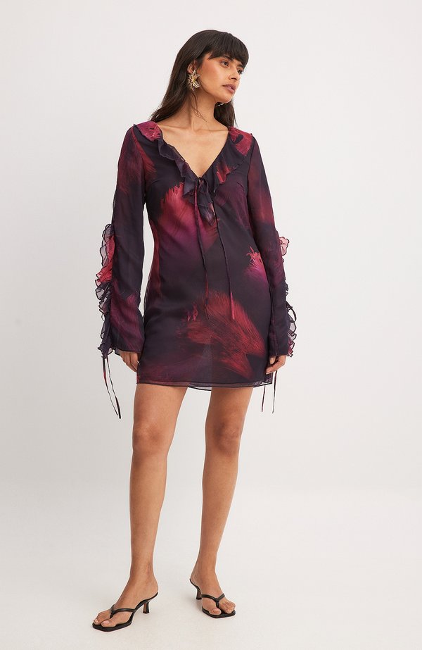 SHEER CHIFFON  - Freizeitkleid - abstract print