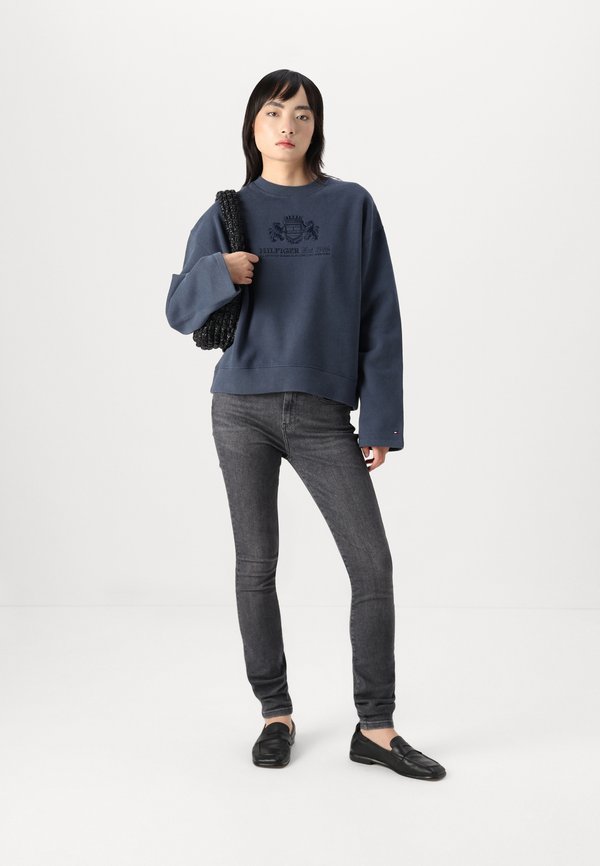 VARSITY WIDE - Sweatshirt - military denim4