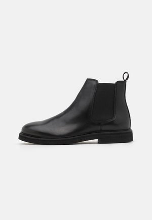 LEATHER - Bottines -  black