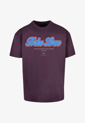 Upscale by Mister Tee, HEAVY - Trükipildiga T-särk - purplenight