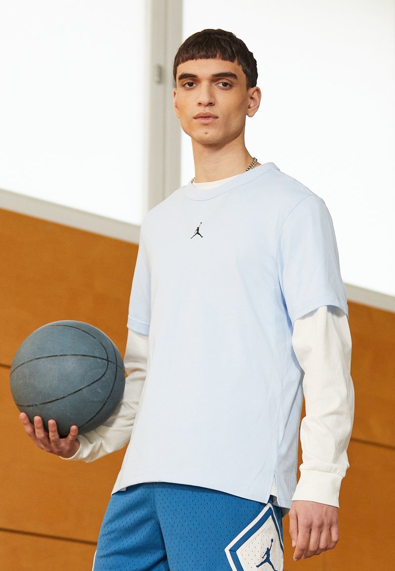 Jordan TOP - Sports T-shirts - celestine blue/black