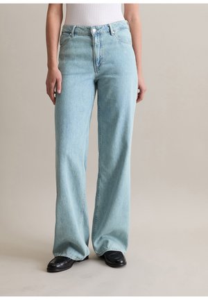 TOMMA DENIM TROUSERS, HIGH WAIST, WIDE LEG - Wide Leg - aqua_multi_05