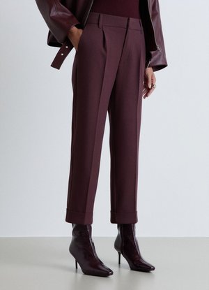 Calliope, PANTALONE LUNGO TINTA UNITA - Pantaloni - marrone