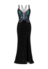 SEQUIN BUTTERFLY FRONT SPLIT MAXI - Abiti per occasioni speciali - schwarz