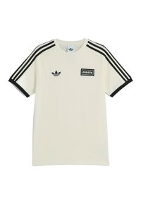 TOUR 3-STRIPES TEE - Printtipaita - cream white