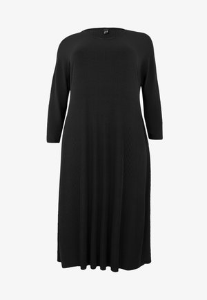 YOEK Gebreide jurk - black