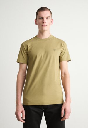 Calvin Klein Jeans HEAVY REGULAR  - Basic T-shirt - gothic olive