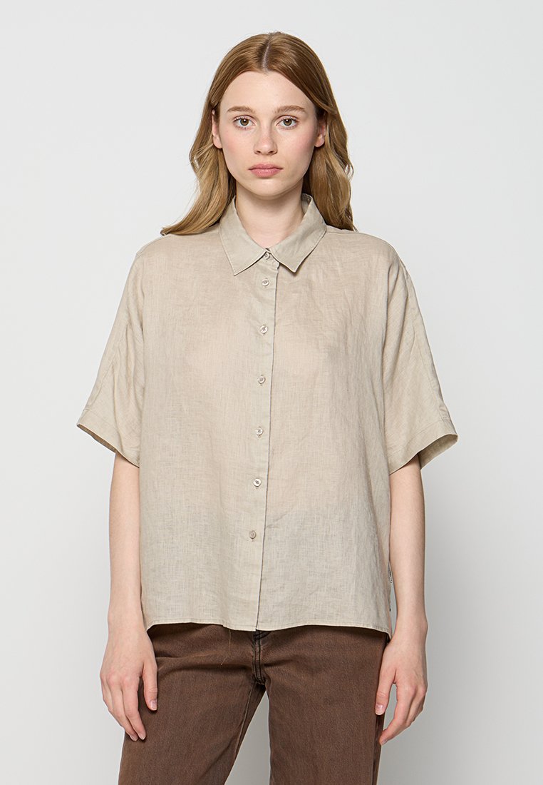 Ecoalf Overhemdblouse wit Ecoalf Overhemdblouse wit
